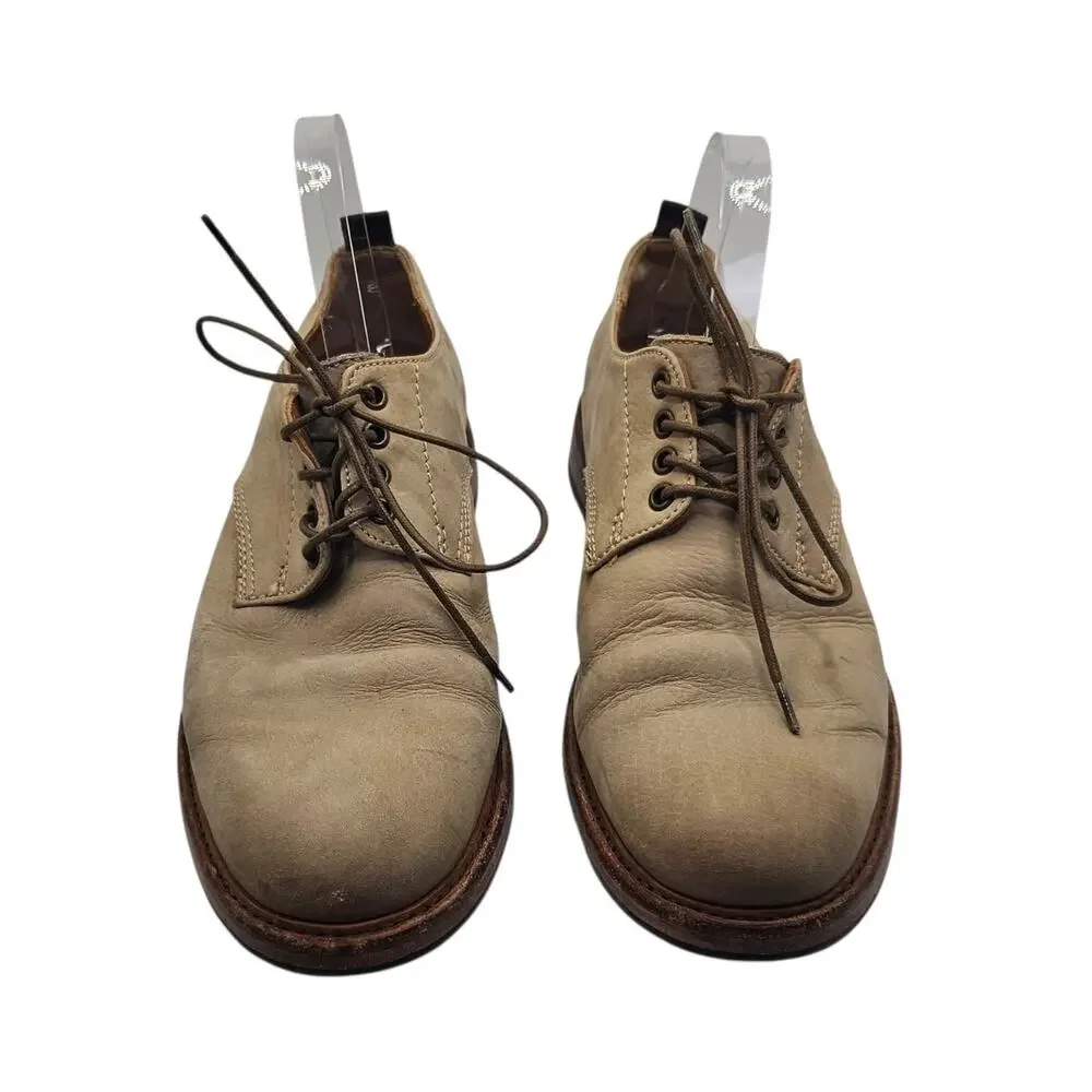 Frye Men's Leather Murray Oxford Dress Shoes Taupe Tan Size 8